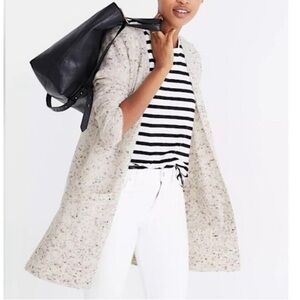 Pure J.Jill New! Cotton Speckled Cardigan